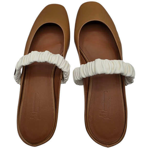 JJ Heitor Paris Leather Camel Mule EU 39 Made in Portugal - Picture 7 of 7